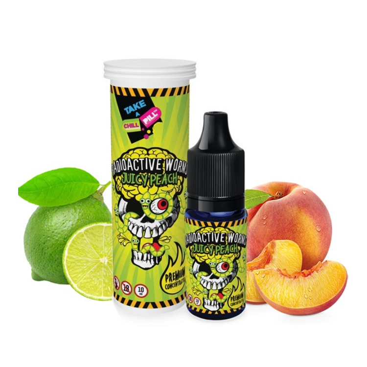 Concentré Radioactive Worms Juicy Peach - 10ml - (Chill Pill)