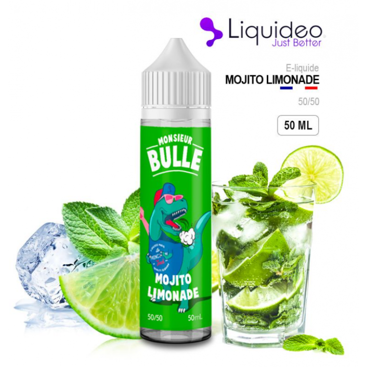 Monsieur Bulle Mojito Limonade - Liquideo - 50ml