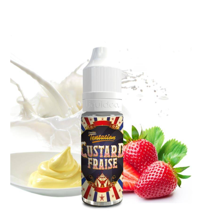 Custard Fraise - Liquideo  Tentation - 10 ml