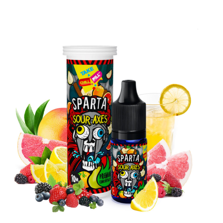 Concentré Sparta Sour Axes - Chill Pill - 10ml