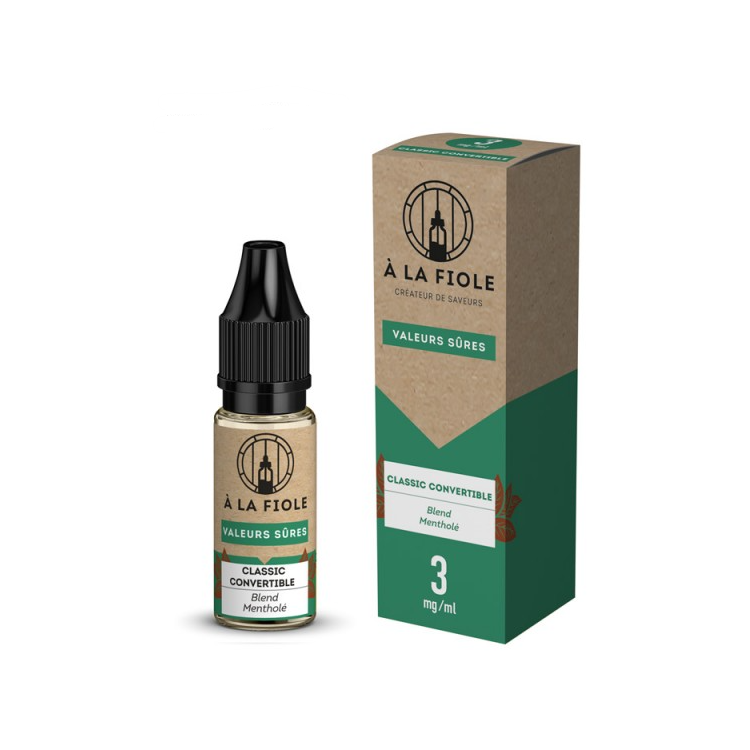 A LA Fiole - Classic convertible - Valeurs sûres - tabac menthol - 10ML