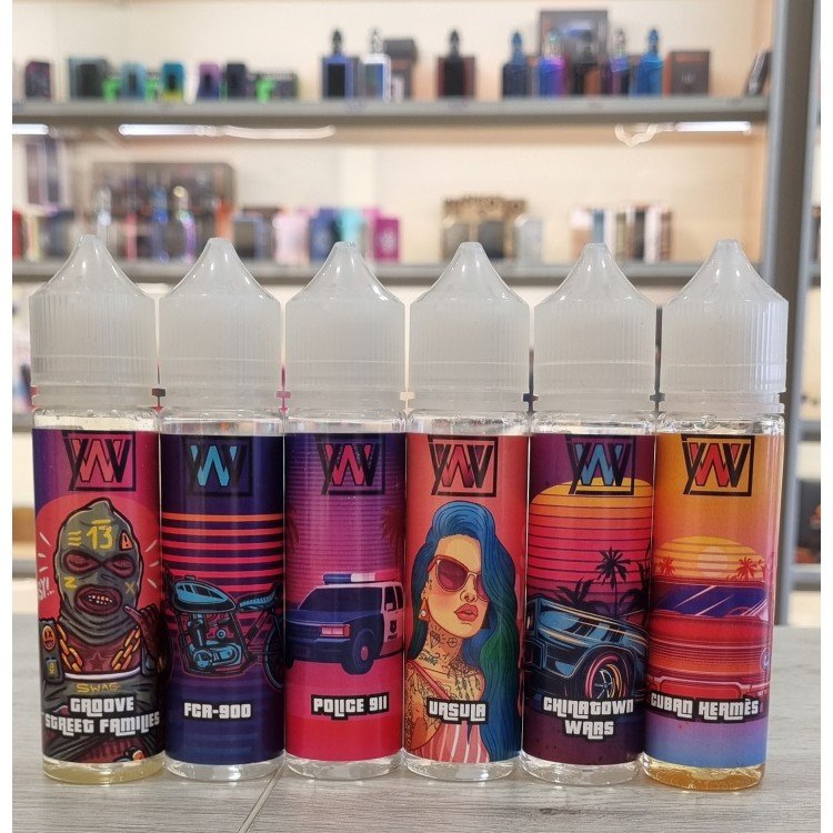 Pack découverte de 6 E-liquides Yes We Vape soit 300ml de juice